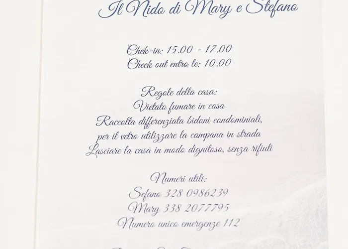 Il Nido Di Mary E Stefano 东塞斯特里
